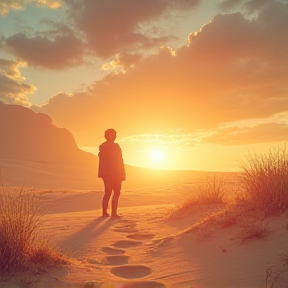 Footsteps in the Sand 