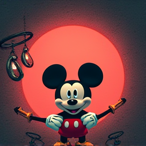 Mickey in the Trap House