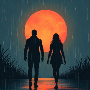 The story of Twinflames in the rain