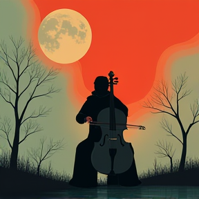 Cello in the Moonlight