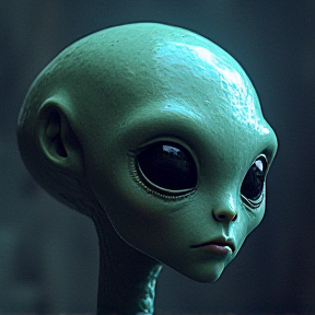 Sad alien