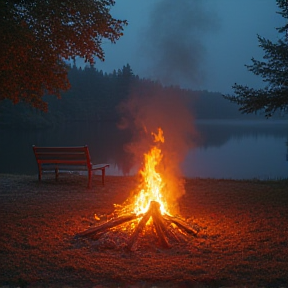 Bonfire Shadows