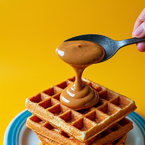 Peanut Butter Waffles