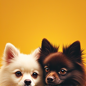 Chocolate Pomeranian Love