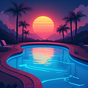 Midnight Pool Party