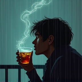 雨中的泪酒