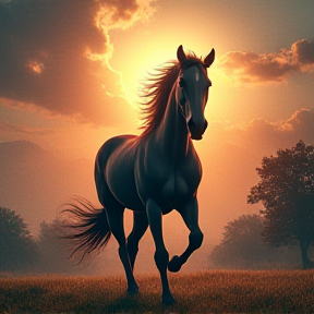 Beauty of a horse