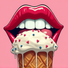 Kiss like ice cream