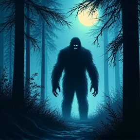 Sasquatch in The Dark