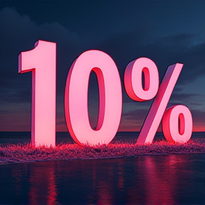 10%