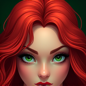 Red Hair and Green Eyes