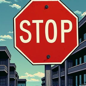 Pop Stop Sign