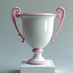 Porcelain trophy