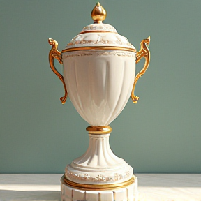 Porcelain trophy