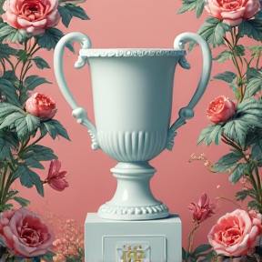 Porcelain trophy