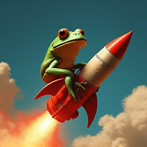 Rocket Frog in the Sky