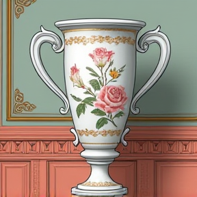 Porcelain trophy