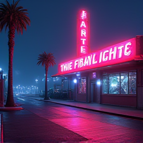 Friday night lights and neon signs