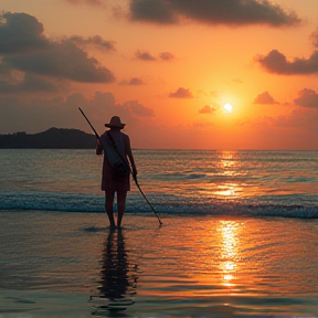 Sunset in Thailand