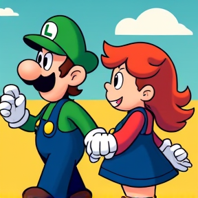 Luigi and Stephanie's Day