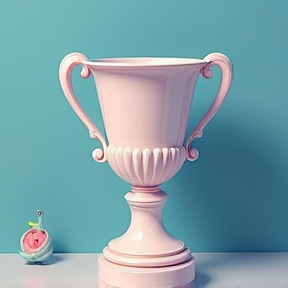 Porcelain trophy