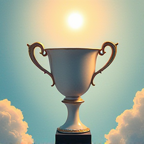 Porcelain trophy