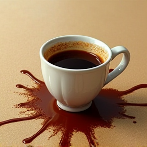 Coffee spill