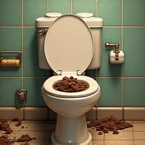 Poopy In the Toilet!