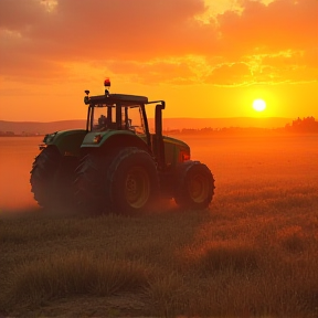 Sunset on the Farm