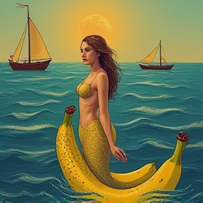 Banana Mermaid's Lament