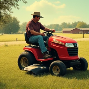 Billy and His Mower