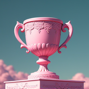 porcelain trophy