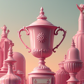 porcelain trophy