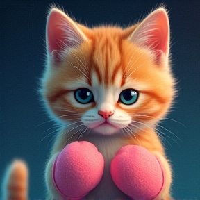 Sad Kittens with Mittens