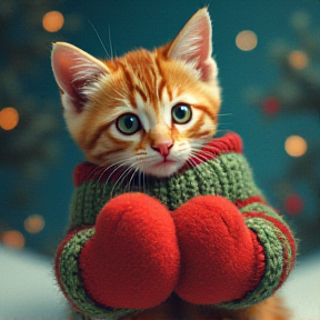 Kittens in Mittens