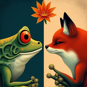 frog and fox