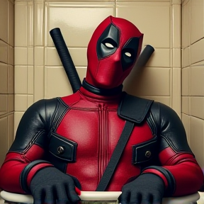 Deadpool und Seine Toilette