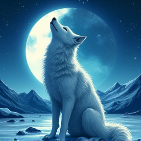 Soul of the Arctic Wolf