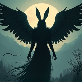 Bunny And Dark Angel