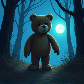 Freddy the Teddy at Night