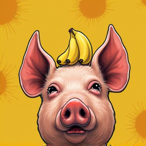 Pig pig banana 