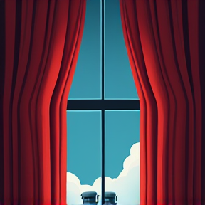 Behind the curtains