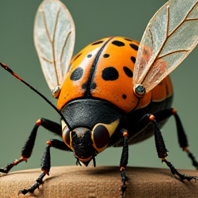 LadyBug Laying Eggs