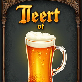 Teers of beer.