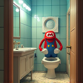 Mario's Bathroom Quest