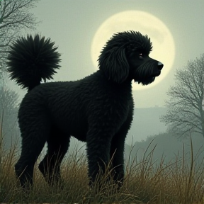 Black Poodle Fury