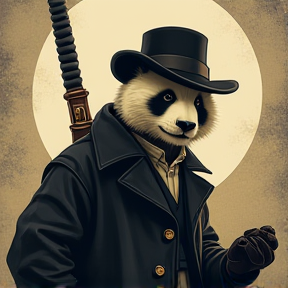 Gentleman Bounty Hunter Panda