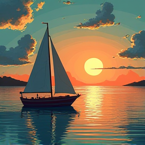 Sailing away