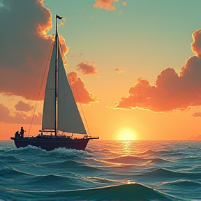 Sailing away