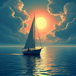 Sailing away